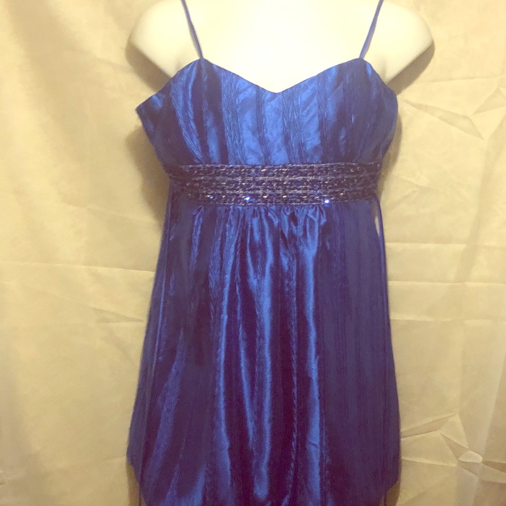 Beautiful cobalt blue party dress